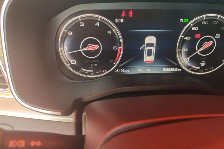 Used Hongqi HS7 2022 3.0T Automatic All-Wheel Drive ZhiLian QiChang Edition 5 Seats Odometer Close Up