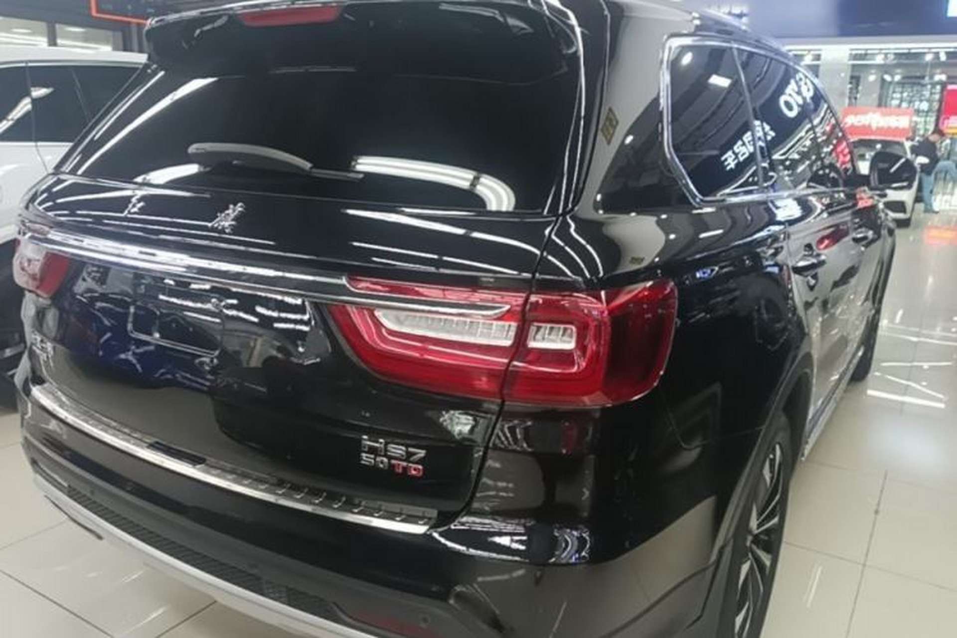 Used Hongqi HS7 2022 3.0T Automatic All-Wheel Drive Smart Connect Flagship Edition 7 Seats Rear Right 45 Deg