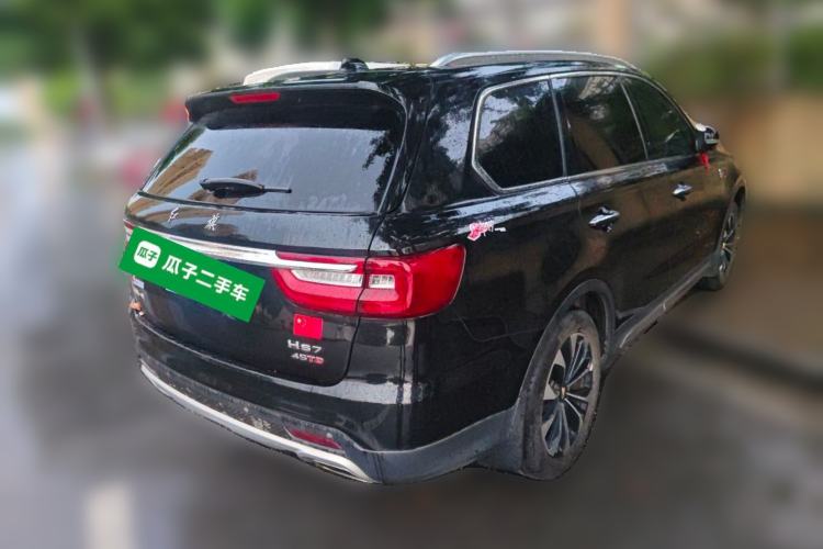 Used Hongqi HS7 2022 2.0T DCT Two-Wheel Drive Smart Connect Flagship Edition Five Seats Rear Right 45 Deg