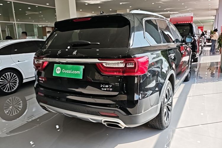 Used Hongqi HS7 2022 3.0T Automatic All-Wheel Drive ZhiLian Flagship Edition Five Seats Rear Right 45 Deg