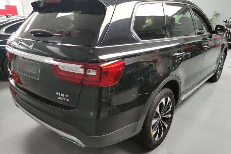 Used Hongqi HS7 2022 3.0T Automatic All-Wheel Drive ZhiLian Flagship Edition Five Seats Rear Right 45 Deg