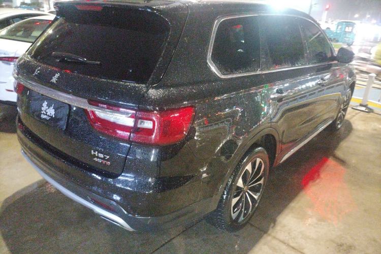 Used Hongqi HS7 2022 2.0T DCT Two-Wheel Drive Smart Connect Flagship Edition Seven Seats Rear Right 45 Deg