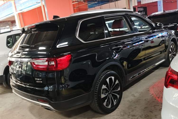 Used Hongqi HS7 2022 2.0T DCT Two-Wheel Drive Smart Connect Flagship Edition Seven Seats Rear Right 45 Deg