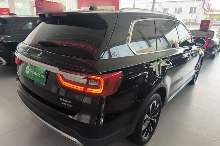 Used Hongqi HS7 2022 2.0T DCT Two-Wheel Drive Smart Connect Flagship Edition Seven Seats Rear Right 45 Deg
