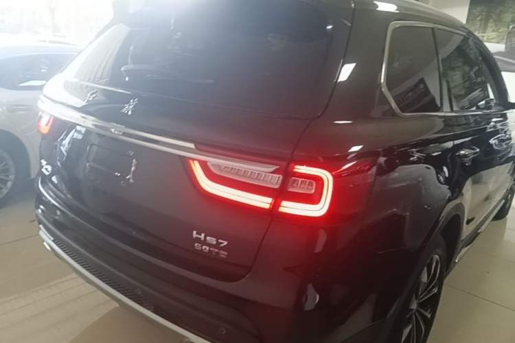 Used Hongqi HS7 2022 3.0T Automatic All-Wheel Drive ZhiLian Flagship Edition Five Seats Rear Right 45 Deg