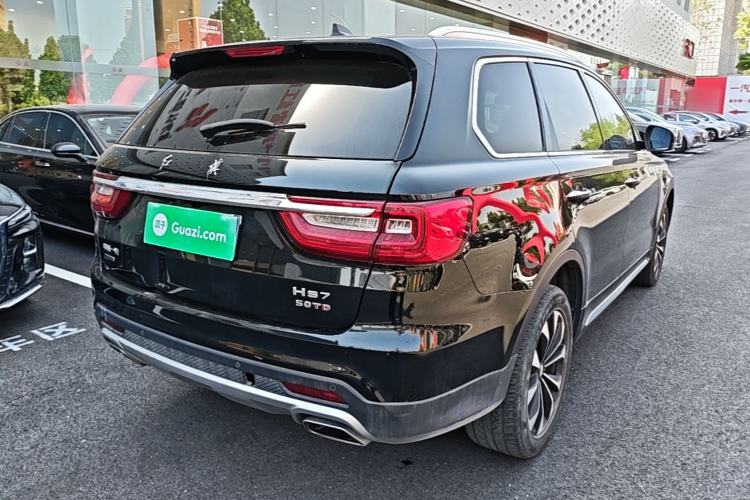 Used Hongqi HS7 2022 3.0T Automatic All-Wheel Drive ZhiLian Flagship Edition Five Seats Rear Right 45 Deg