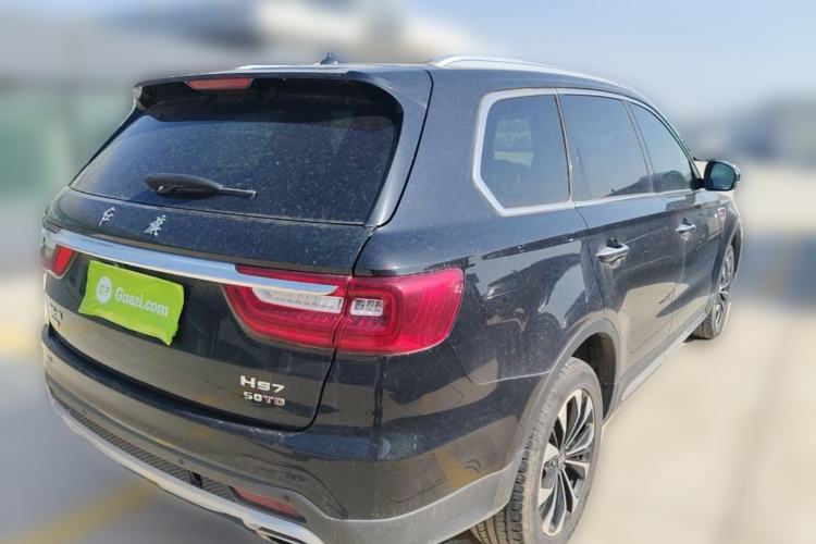 Used Hongqi HS7 2022 3.0T Automatic All-Wheel Drive ZhiLian Flagship Edition Five Seats Rear Right 45 Deg