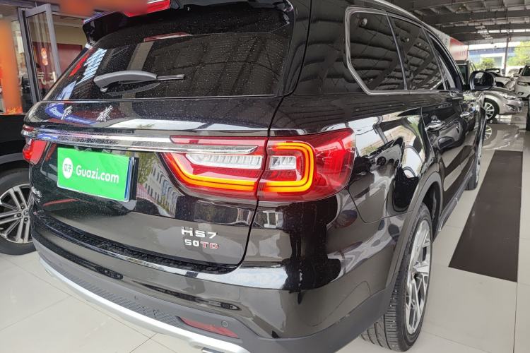 Used Hongqi HS7 2022 3.0T Automatic All-Wheel Drive ZhiLian QiChang Edition 5 Seats Rear Right 45 Deg