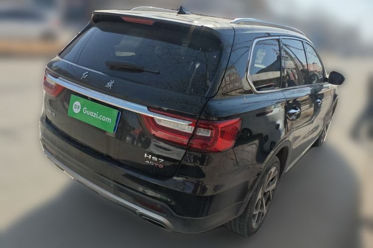 Used Hongqi HS7 2022 2.0T DCT Two-Wheel Drive Smart Connect Flagship Edition 7 Seats Rear Right 45 Deg