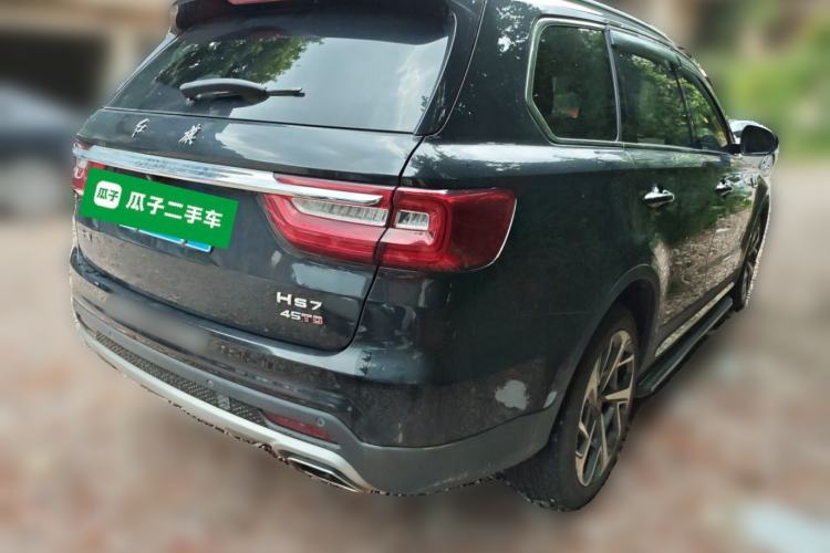 Used Hongqi HS7 2022 2.0T DCT Two-Wheel Drive Smart Connect Flagship Edition 7 Seats Rear Right 45 Deg
