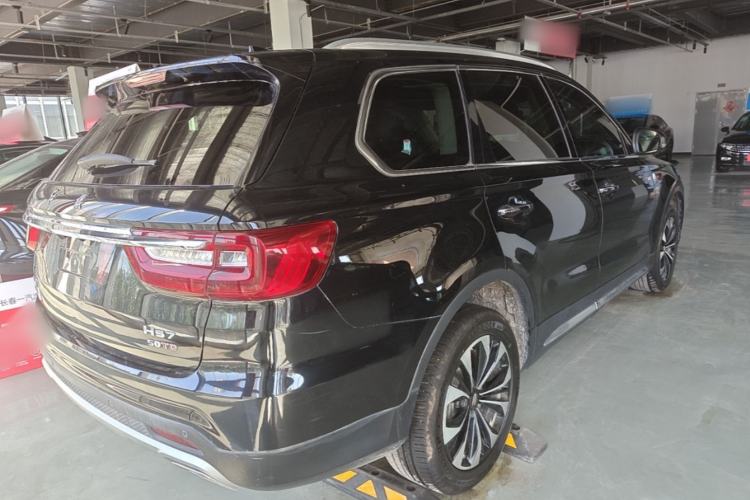 Used Hongqi HS7 2022 3.0T Automatic All-Wheel Drive ZhiLian Flagship Edition Five Seats Rear Right 45 Deg