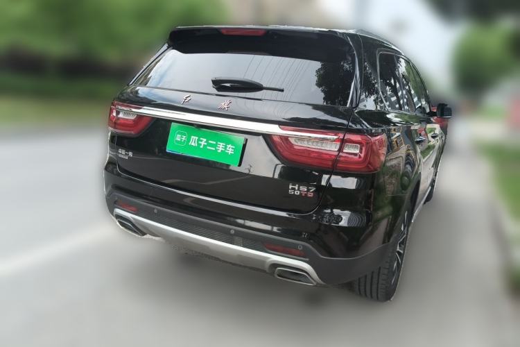Used Hongqi HS7 2022 3.0T Automatic All-Wheel Drive ZhiLian Flagship Edition Five Seats Rear Right 45 Deg