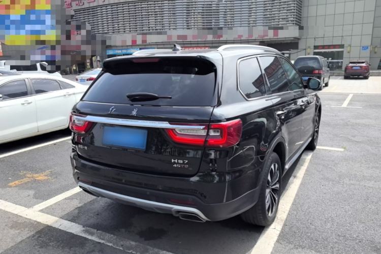 Used Hongqi HS7 2022 2.0T DCT Two-Wheel Drive Smart Connect Flagship Edition Five Seats Rear Right 45 Deg