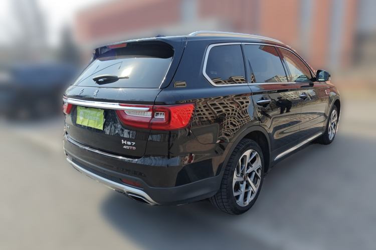Used Hongqi HS7 2022 2.0T DCT Two-Wheel Drive Smart Connect Flagship Edition 7 Seats Rear Right 45 Deg