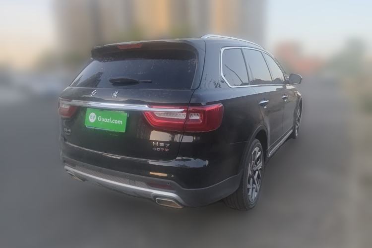 Used Hongqi HS7 2022 3.0T Automatic All-Wheel Drive Smart Connect Flagship Edition 7 Seats Rear Right 45 Deg