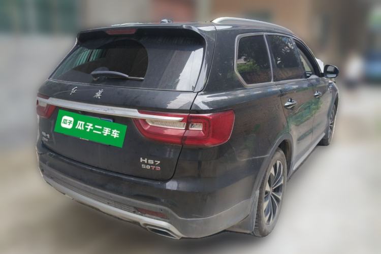 Used Hongqi HS7 2022 3.0T Automatic All-Wheel Drive Smart Connect Flagship Edition 7 Seats Rear Right 45 Deg
