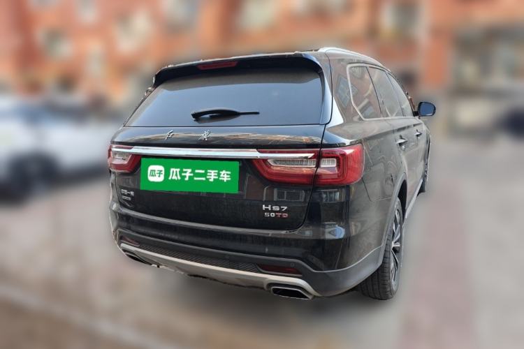 Used Hongqi HS7 2022 3.0T Automatic All-Wheel Drive Smart Connect Flagship Edition 7 Seats Rear Right 45 Deg