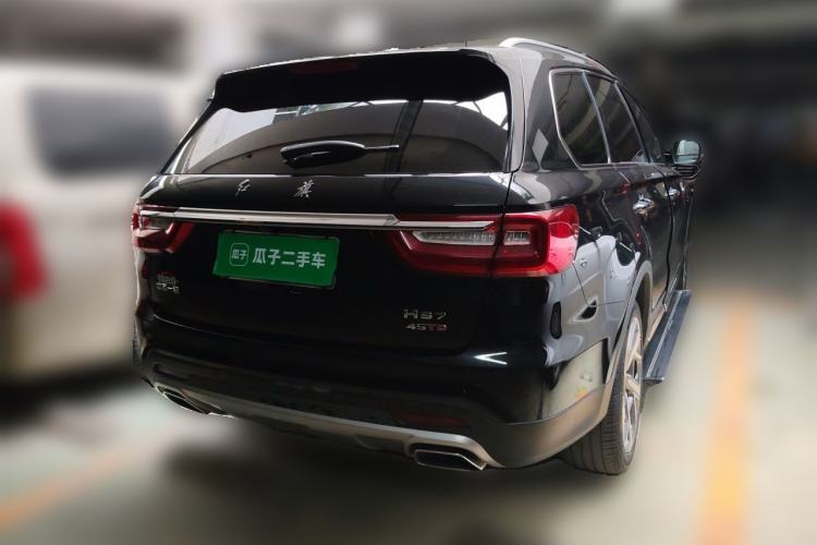 Used Hongqi HS7 2022 2.0T DCT Two-Wheel Drive Smart Connect Flagship Edition Five Seats Rear Right 45 Deg