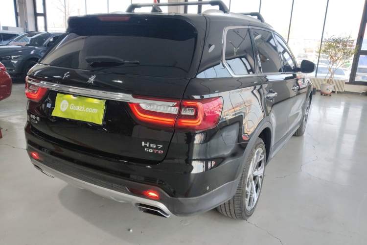 Used Hongqi HS7 2022 3.0T Automatic All-Wheel Drive Smart Connect Flagship Edition 7 Seats Rear Right 45 Deg