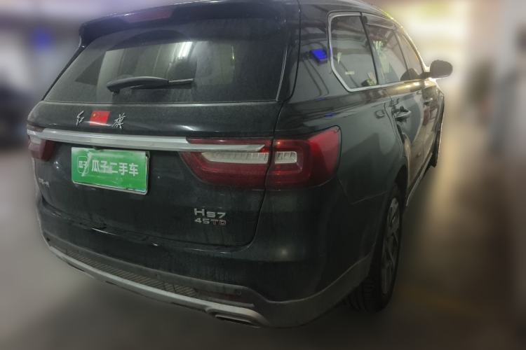 Used Hongqi HS7 2022 2.0T DCT Two-Wheel Drive Smart Connect Flagship Edition Five Seats Rear Right 45 Deg