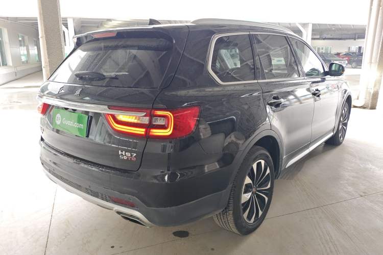 Used Hongqi HS7 2022 3.0T Automatic All-Wheel Drive ZhiLian Flagship Edition Five Seats Rear Right 45 Deg
