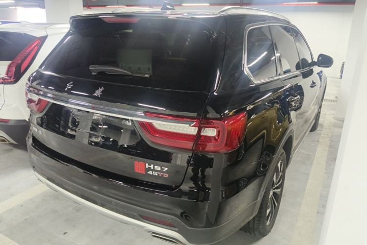 Used Hongqi HS7 2022 2.0T DCT Two-Wheel Drive Smart Connect Flagship Edition Seven Seats Rear Right 45 Deg