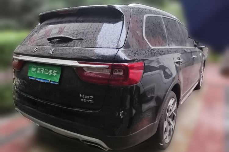 Used Hongqi HS7 2022 3.0T Automatic All-Wheel Drive Smart Connect Flagship Edition 7 Seats Rear Right 45 Deg