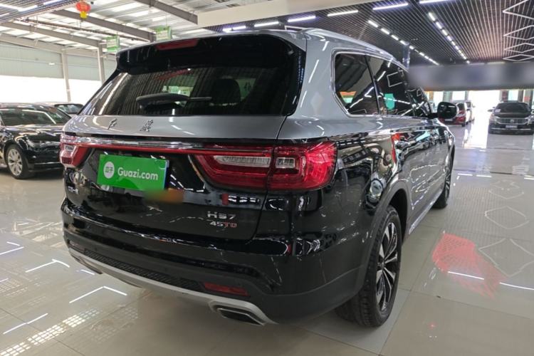 Used Hongqi HS7 2022 2.0T DCT Two-Wheel Drive Smart Connect Flagship Edition Five Seats Rear Right 45 Deg