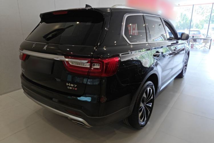 Used Hongqi HS7 2022 3.0T Automatic All-Wheel Drive ZhiLian Flagship Edition Five Seats Rear Right 45 Deg