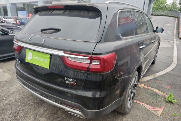Used Hongqi HS7 2022 3.0T Automatic All-Wheel Drive Smart Connect Flagship Edition 7 Seats Rear Right 45 Deg