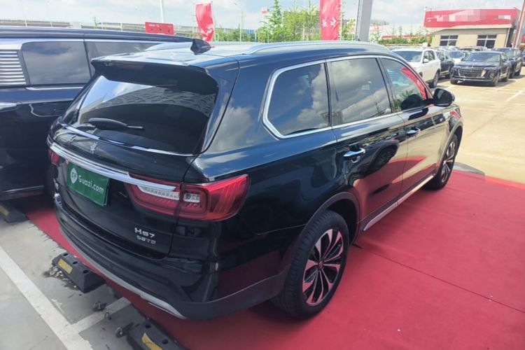 Used Hongqi HS7 2022 3.0T Automatic All-Wheel Drive ZhiLian Flagship Edition Five Seats Rear Right 45 Deg