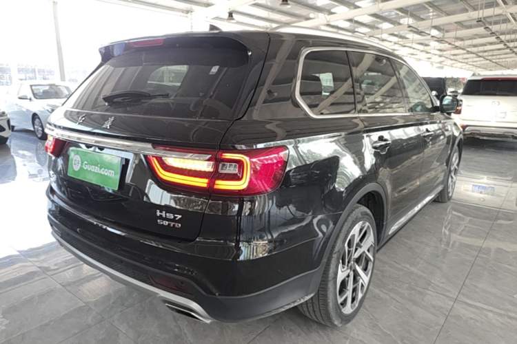 Used Hongqi HS7 2022 3.0T Automatic All-Wheel Drive Smart Connect Flagship Edition 7 Seats Rear Right 45 Deg