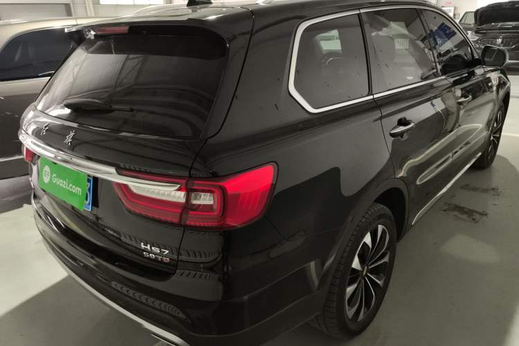 Used Hongqi HS7 2022 3.0T Automatic All-Wheel Drive ZhiLian Flagship Edition Five Seats Rear Right 45 Deg