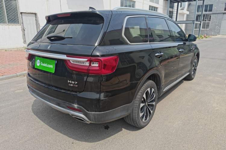Used Hongqi HS7 2022 3.0T Automatic All-Wheel Drive ZhiLian Flagship Edition Five Seats Rear Right 45 Deg