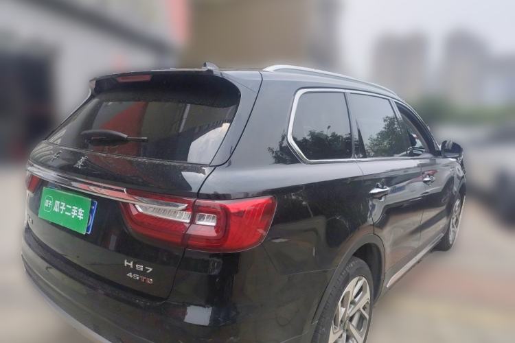 Used Hongqi HS7 2022 2.0T DCT Two-Wheel Drive Smart Connect Flagship Edition Five Seats Rear Right 45 Deg