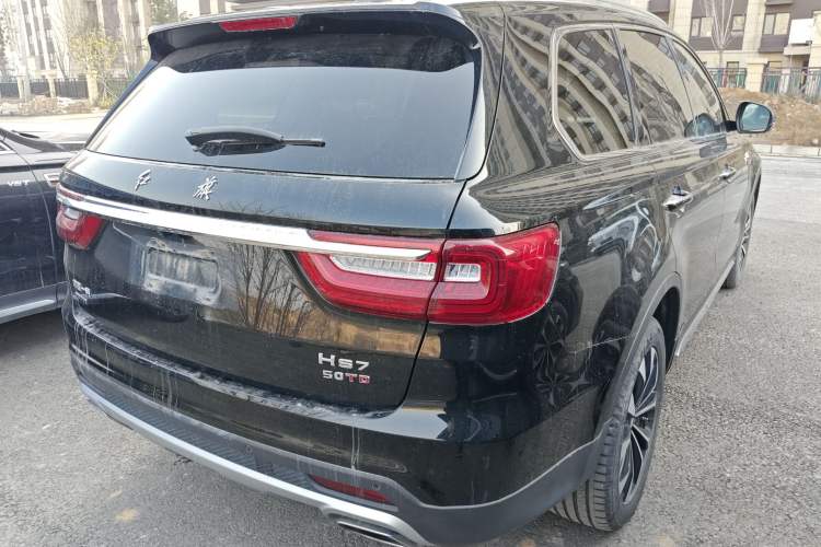 Used Hongqi HS7 2022 3.0T Automatic All-Wheel Drive ZhiLian Flagship Edition Five Seats Rear Right 45 Deg