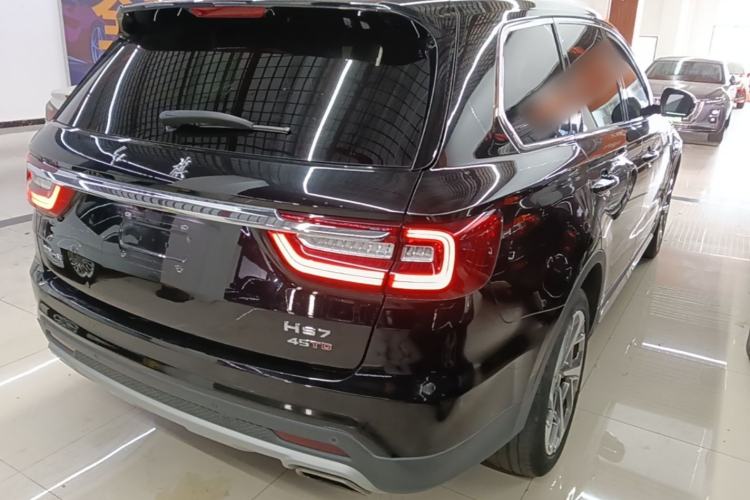 Used Hongqi HS7 2022 2.0T DCT Two-Wheel Drive Smart Connect Flagship Edition 7 Seats Rear Right 45 Deg