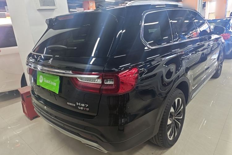 Used Hongqi HS7 2022 3.0T Automatic All-Wheel Drive ZhiLian Flagship Edition Five Seats Rear Right 45 Deg