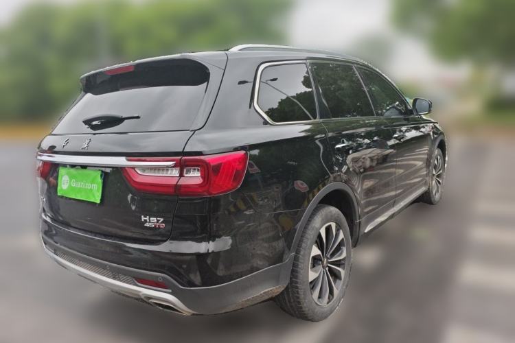 Used Hongqi HS7 2022 2.0T DCT Two-Wheel Drive Smart Connect Flagship Edition Five Seats Rear Right 45 Deg