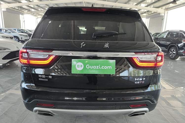 Used Hongqi HS7 2022 3.0T Automatic All-Wheel Drive Smart Connect Flagship Edition 7 Seats Rear