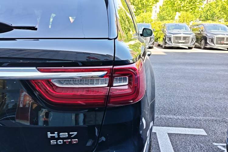 Used Hongqi HS7 2022 3.0T Automatic All-Wheel Drive ZhiLian Flagship Edition Five Seats Right Rear Taillight
