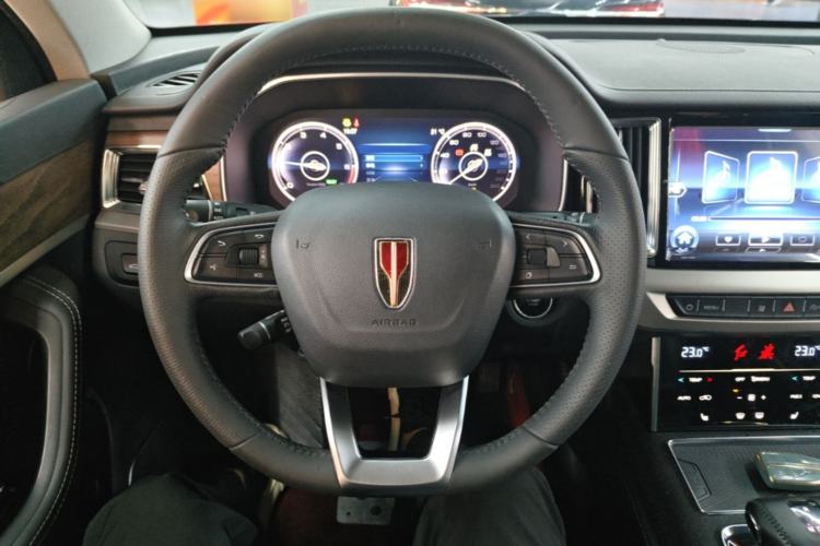 Used Hongqi HS7 2022 2.0T DCT Two-Wheel Drive Smart Connect Flagship Edition Five Seats Steering Wheel