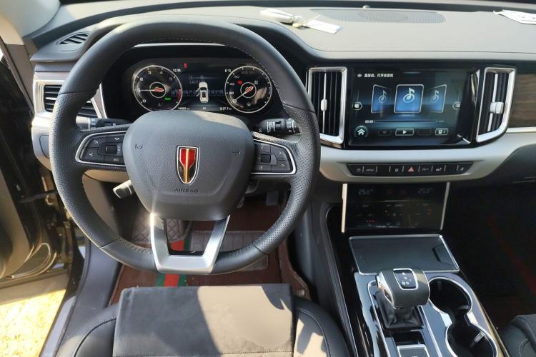 Used Hongqi HS7 2022 2.0T DCT Two-Wheel Drive Smart Connect Flagship Edition Five Seats Steering Wheel