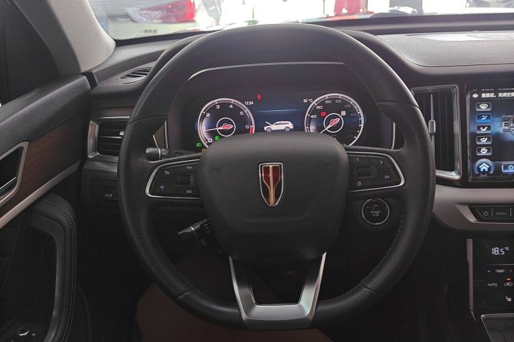 Used Hongqi HS7 2022 2.0T DCT Two-Wheel Drive Smart Connect Flagship Edition Seven Seats Steering Wheel