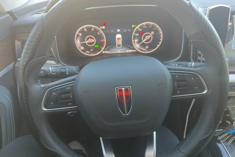 Used Hongqi HS7 2022 2.0T DCT Two-Wheel Drive Smart Connect Flagship Edition Five Seats Steering Wheel
