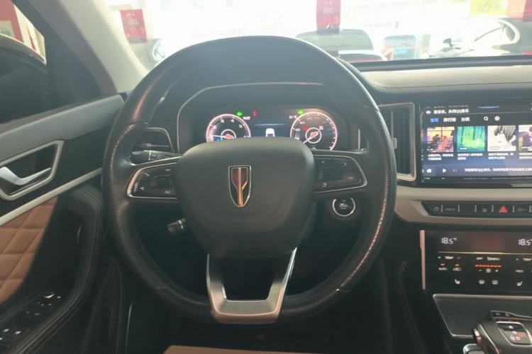 Used Hongqi HS7 2022 2.0T DCT Two-Wheel Drive Smart Connect Flagship Edition Seven Seats Steering Wheel