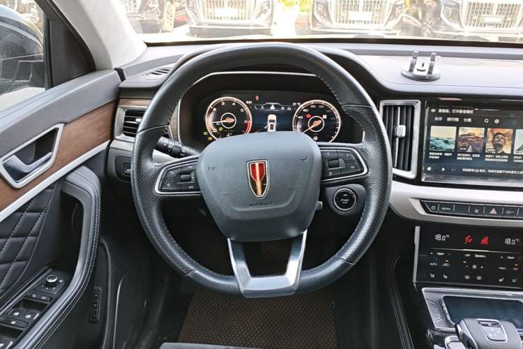 Used Hongqi HS7 2022 3.0T Automatic All-Wheel Drive ZhiLian Flagship Edition Five Seats Steering Wheel