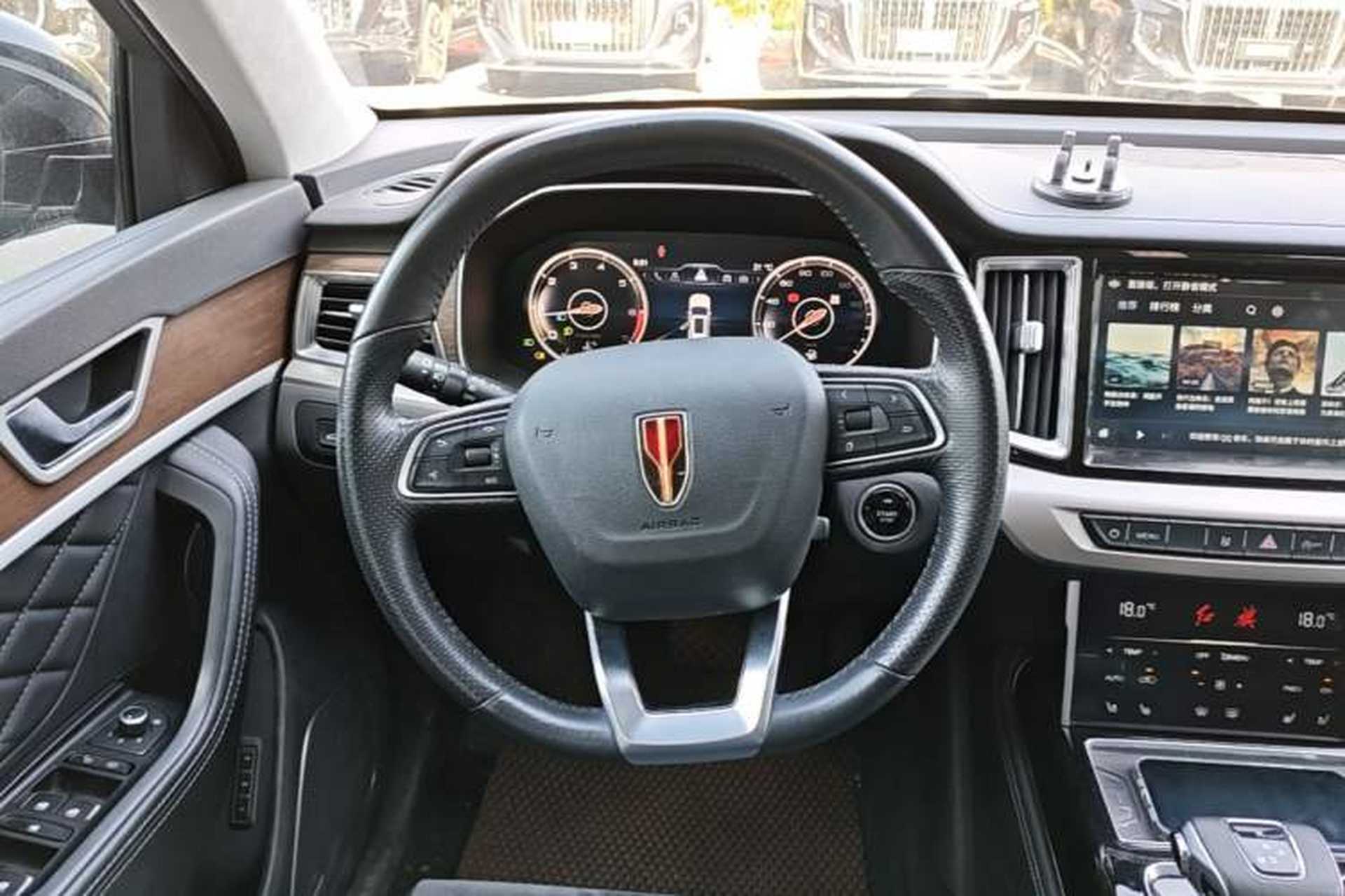 Used Hongqi HS7 2022 3.0T Automatic All-Wheel Drive ZhiLian Flagship Edition Five Seats Steering Wheel