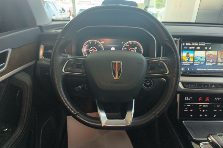Used Hongqi HS7 2022 2.0T DCT Two-Wheel Drive Smart Connect Flagship Edition Five Seats Steering Wheel