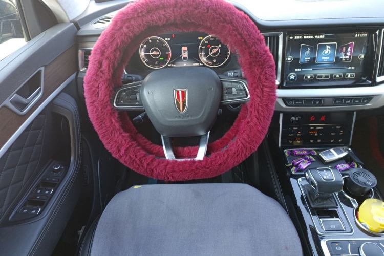 Used Hongqi HS7 2022 2.0T DCT Two-Wheel Drive Smart Connect Flagship Edition Five Seats Steering Wheel